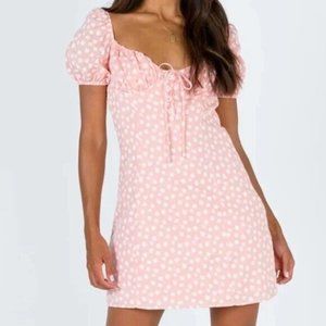 Princess Polly Pink Puff Sleeve Dress